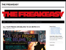 Tablet Screenshot of freakeasy.net